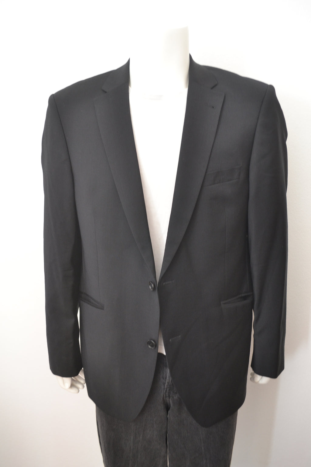 Sort blazer forfra