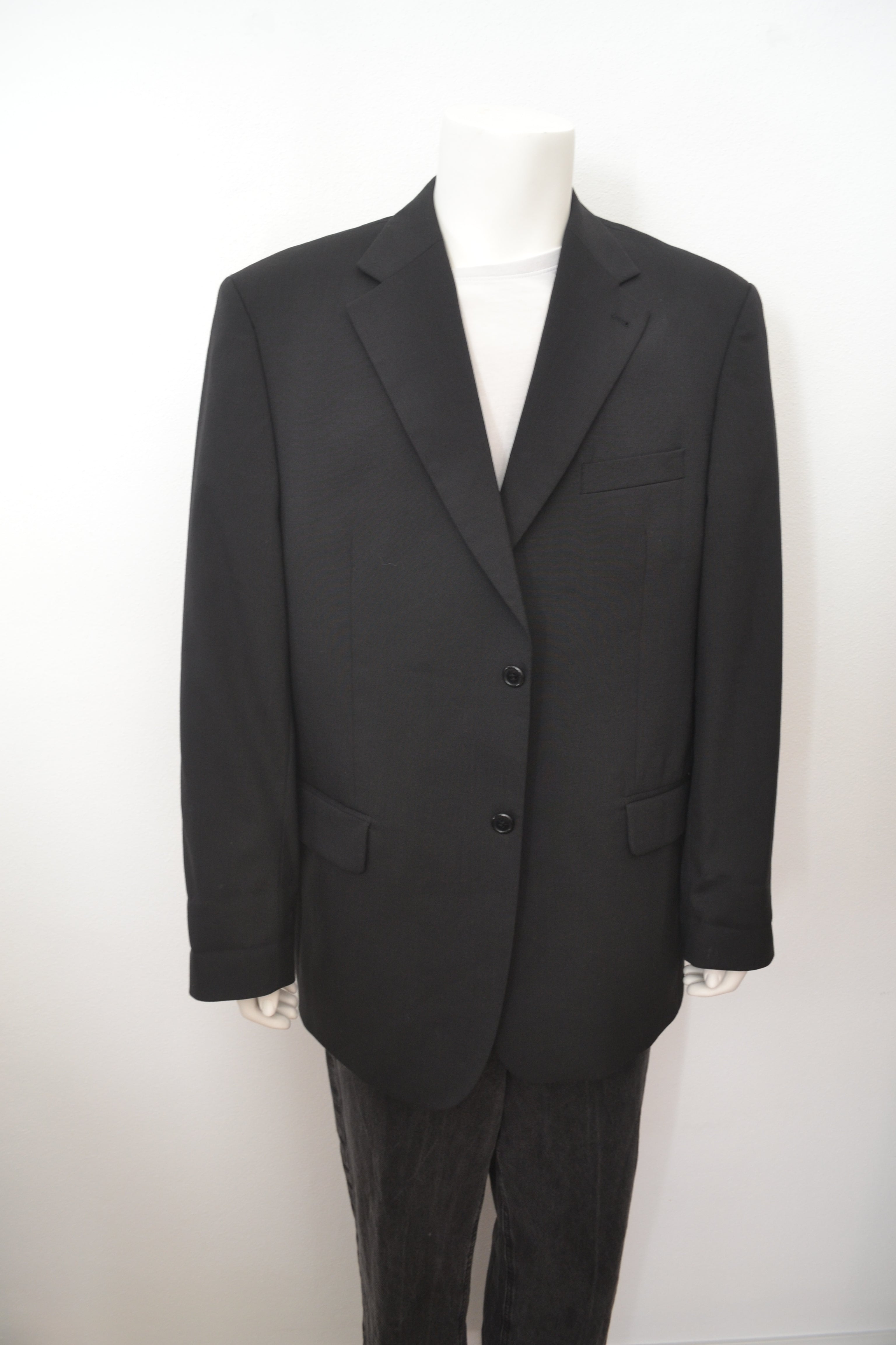 Sort blazer forfra